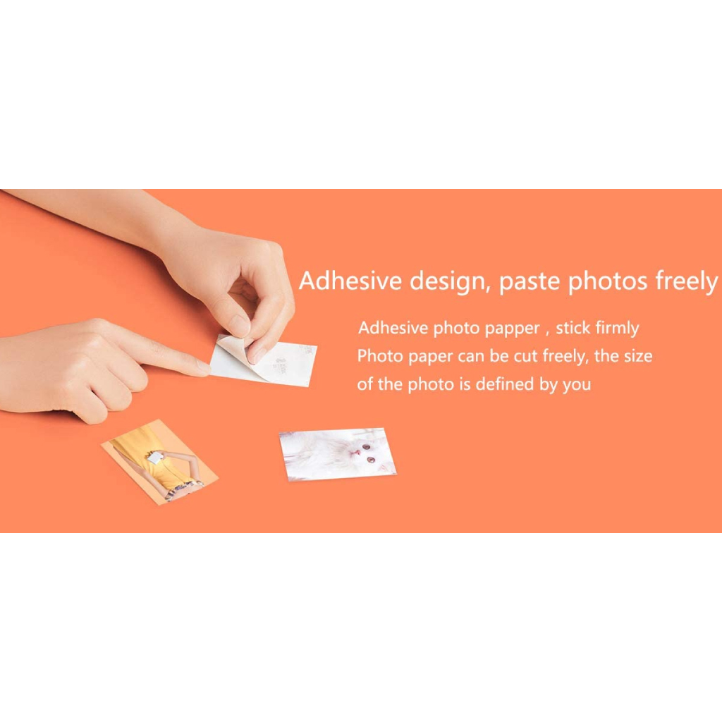 Xiaomi 20 feuilles de papier photo portable pour imprimante 3