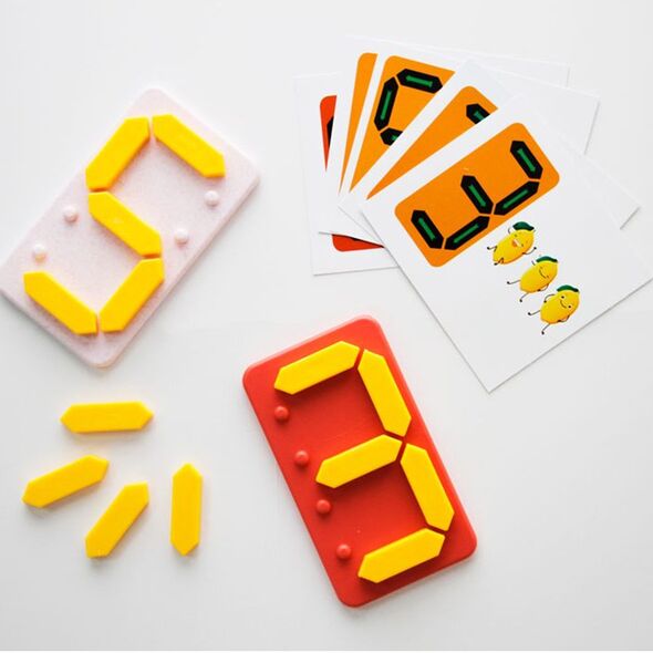  لعبة تعلم الأرقام المميزة مع بطاقات توضيحية لتعلم كتابة الأعداد الملونة Smart Numbers Jouet Éducatif Pour Apprendre les Numéros Pour enfants