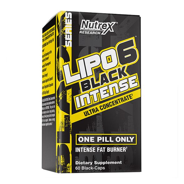  مكمل غذائي NUTREX LIPO 6 BLACK INTENSE 60 Capsules