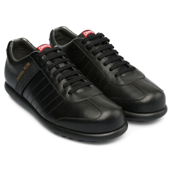  حذاء رجالي أصلي من الجلد CAMPER Chaussures Pelotas XLite Black 18304-024