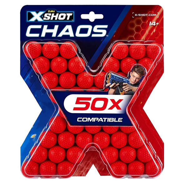  طلقات مطاطية 50 طلقة X-Shot Chaos - Fusil à Billes Blaster 50 munitions