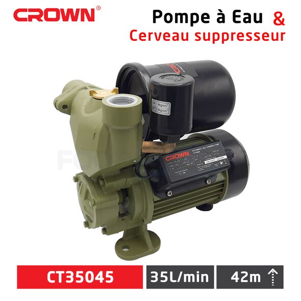  محرك أوتوماتيكي أصلي من كراون لضخ المياه بقوة ضغط عالية Crown Pompe à Eau & Cerveau Suppresseur CT35045 [CLONE]